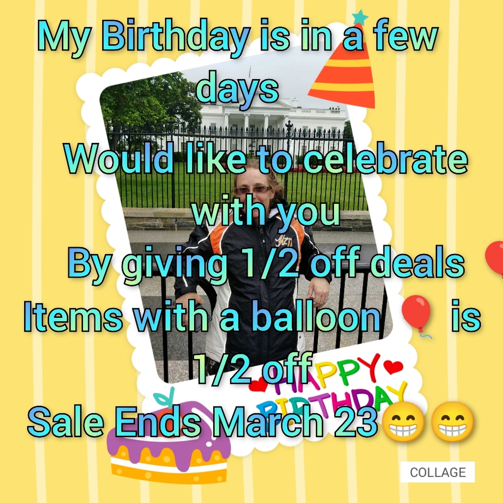Last Day for 1/2Off Sale